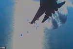 Mỹ công bố video nóng cuộc 'tiếp xúc' giữa UAV và chiến đấu cơ Nga