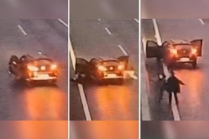 Hai người phụ nữ Trung Quốc nhảy khỏi ôtô khi đang chạy trên cao tốc