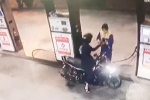 Tạm giữ người phụ nữ đi xe SH cướp giật tập tiền tại cây xăng