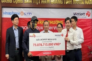 Trúng Vietlott 73 tỉ đồng, người đàn ông ở TP HCM lập tức báo tin mừng cho vợ