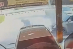 Clip: Máy nén khí ô tô phát nổ kinh hoàng, bắn thẳng vào mặt tài xế