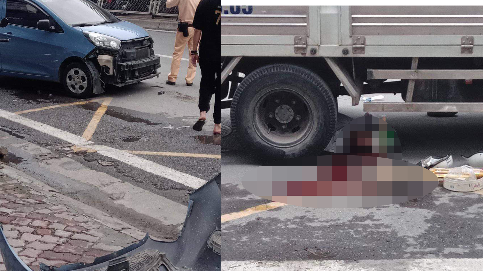 Xã hội - Hà Nội: Va chạm với ô tô do nữ tài xế cầm lái, 1 người tử vong