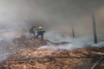 Lâm Đồng: Cháy xưởng mây tre tại huyện Đạ Huoai