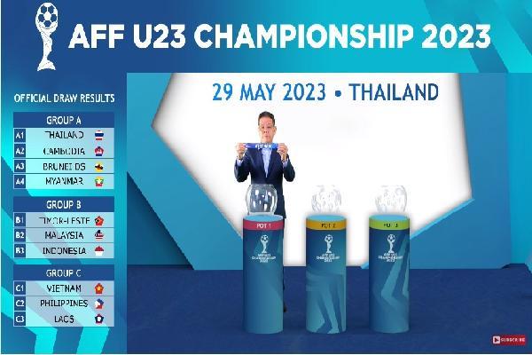 Đội tuyển U23 Việt Nam vào bảng đấu dễ thở tại Giải bóng đá U23 Đông Nam Á 2023