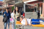 Xúc động hình ảnh Giám đốc Sở Giáo dục đào tạo Quảng Trị đưa thí sinh bị tai nạn vào phòng thi