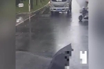 Clip: Bị xe tải cán trúng đầu, người đàn ông thoát chết khó tin