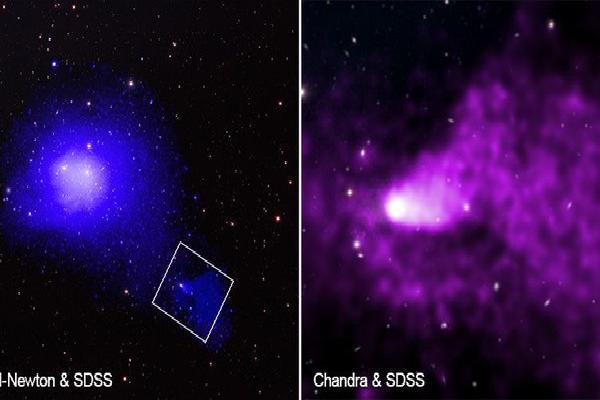NASA chụp được 'quái vật' khủng khiếp nhất vũ trụ, nuốt cả cụm thiên hà