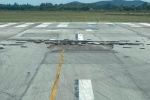 Bề mặt đường sân bay Vinh bị bong tróc, nhiều chuyến bay phải tạm hoãn