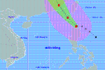 Bão Doksuri giật trên cấp 17 sắp vào Biển Đông, sóng biển cao 5-7 m