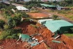 Đắk Nông: Sạt lở nghiêm trọng do mưa lũ, một phần nhà dân rơi xuống suối