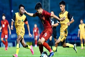 Giải U23 Đông Nam Á 2023: Thái Lan thắng đậm Brunei, sáng cửa vào bán kết