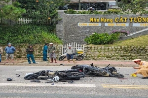 Lâm Đồng: Va chạm giữa 2 xe máy, 1 người tử vong