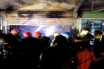 Quảng Bình: Cháy lớn ở chợ Ba Đồn, lính cứu hỏa tốc lực dập lửa