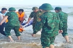 Tìm thấy thi thể nam sinh mất tích trên vùng biển Quảng Trị