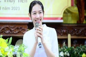 Hoa hậu Thùy Tiên nói gì về tin đồn liên quan đường dây bán dâm?