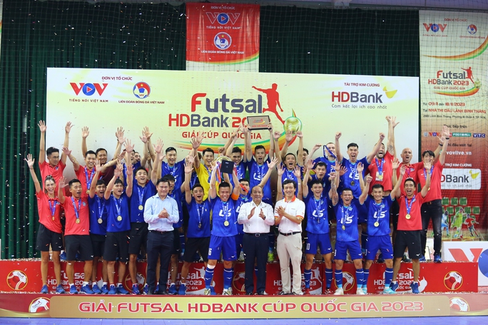Futsal Cúp quốc gia 2023: Thái Sơn Nam vô địch, hoàn tất cú đúp danh hiệu - Ảnh 1.