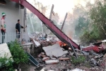 Sau tiếng nổ lớn, tường nhà dân đổ sập, nghi có người tử vong bên trong