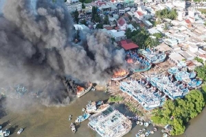 Vụ 11 tàu cháy rụi ở Bình Thuận: Còn vướng mắc trong giám định tài sản
