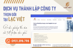 Thành lập công ty trọn gói: Tối ưu và tiết kiệm chi phí