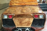 'Siêu xe' Lamborghini bằng gỗ độc đáo giá 20 triệu của 9x Hà Nội