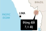 Động đất 7,1 độ ở biên giới Peru - Brazil