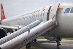 Máy bay Trung Quốc mất hai bánh khi hạ cánh khẩn cấp