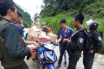 Cảnh sát kiểm tra gắt gao đường vào 'thung lũng ma túy' Tà Dê