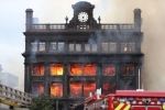 Cháy lớn thiêu rụi tòa nhà cổ kính, tráng lệ ở vùng Bắc Ireland