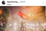 Báo Hàn Quốc ngỡ ngàng cảnh CĐV Việt Nam đội mưa ‘đi bão’