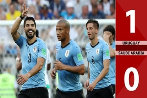 Uruguay 1-0 Saudi Arabia (Bảng A - World Cup 2018)