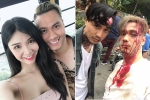 Diễn viên Việt Anh nhuộm tóc vàng trong loạt ảnh hậu trường quay 'Người Phán Xử 2'