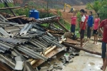 Nghệ An: Liên tiếp xảy ra lốc xoáy, đánh sập và làm tốc mái hơn 60 ngôi nhà