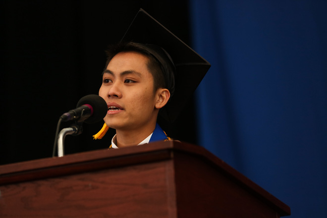 Du học sinh Việt từ bụng đói đến người duy nhất đại diện toàn trường phát biểu tại lễ tốt nghiệp - Ảnh 10.